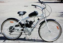 Full Set 80cc Bike Bicycle Motorized 2 Stroke Petrol Gas Motor Engine Kit US