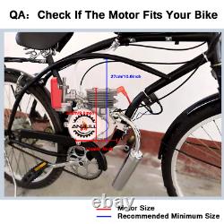 Full Set100CC Bicycle Motorized 2-Stroke Gas Petrol Bike Engine Motor Kit New