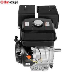 Gas Engine 4-Stroke 420cc 15HP OHV Horizontal Shaft Recoil Start Go Kart Motor