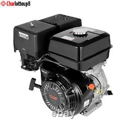 Gas Engine 4-Stroke 420cc 15HP OHV Horizontal Shaft Recoil Start Go Kart Motor