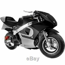 Gas Pocket Bike Motorcycle 40cc 4-Stroke Engine (Yellow Flame)