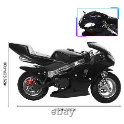 Gas Powered Mini Pocket Bike Motorcycle 49cc 2-Stroke Gas Engine Motorbike Bike