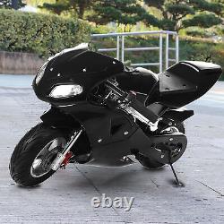 Gas Powered Mini Pocket Bike Motorcycle 49cc 2-Stroke Gas Engine Motorbike Bike