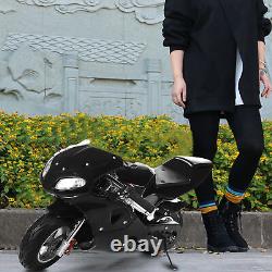 Gas Powered Mini Pocket Bike Motorcycle 49cc 2-Stroke Gas Engine Motorbike Bike