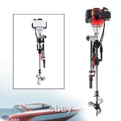 Gas-Powered Outboard Motor Engine 2.3HP 2-Stroke withshort shaft 52CC Engine