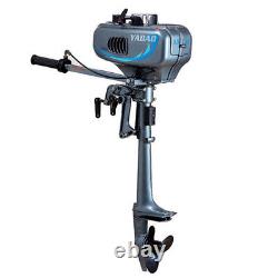 Gas-Powered Outboard Motor Fishing Boat Engine 3.5-7HP 2/4-Stroke Air/water Cool