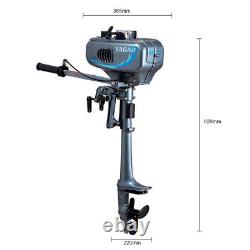 Gas-Powered Outboard Motor Fishing Boat Engine 3.5-7HP 2/4-Stroke Air/water Cool