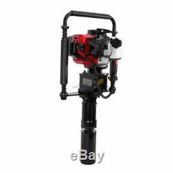 Gas Powered T-Post Driver 32cc 1.2HP 2-stroke Gasoline Engine Push Pile Driver