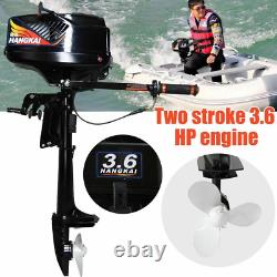 HANGKAI 2Stroke 3.6HP Gas Outboard Motor Boat Engine Water Cooling CDI System CE