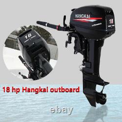 HANGKAI Outboard Motor 246CC 18HP 2 Stroke Fishing Boat Gas Engine Water-cooling
