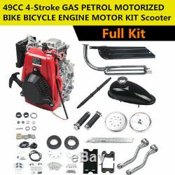 HOT SALE 4-Stroke Petrol Gas Motor Engine Kit 49CC 50cc Bike Bicycle Motorized