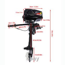 Heavy Duty Gas Trolling Motor Fishing Boat Engine Water Cooling 3.6 HP 2 Stroke