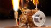 I Blow Up Mini Gas Engine With Oxygen Acetylene Slow Motion