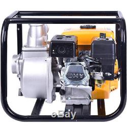 Industry 7.5HP 3 Gas Water Pump Transfer Semi OHV Engine Dewatering 4 Stroke US
