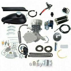 JZsports 2 stroke New PK80 with CNC Racing Head 80cc Bicycle Engine Kit, Gas Motor