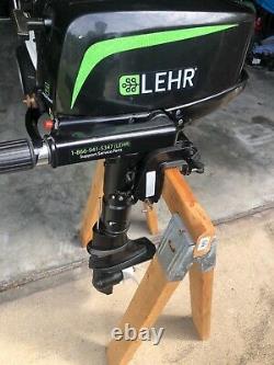 Lehr 5HP Outboard Engine Motor 4 Stroke Propane Gas- Runs Great have video