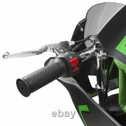 Mini Gas Power Pocket Bike Motorcycle 40cc 4-Stroke Engine Kids And Teens Green