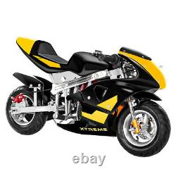 Mini Gas Power Pocket Bike Motorcycle 49cc 4-Stroke Engine For Kids And Teens AA