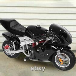Mini Gas Power Pocket Bike Motorcycle 49cc 4-Stroke Engine For Kids And Teens US