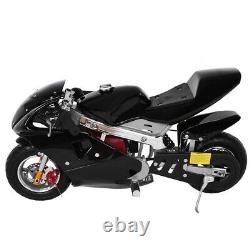 Mini Gas Power Pocket Bike Motorcycle 49cc 4-Stroke Engine For Kids&Teens ABC