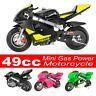 Mini Gas Power Pocket Bikes Motorcycles 49cc 4-Strokes Engine For Kids And Teens