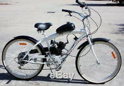 Motorized Bicycle Bike 50cc 2 Stroke Petrol Gas Engine Motor Kit Ebike 26 or 28