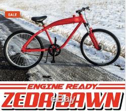 Motorized Bicycle Frame FOR 2-Stroke Engines Ready With Built-In Gas Tank. Nice