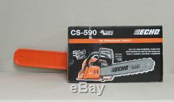 NEW ECHO CS-590 Gas Chainsaw 20 in. 59.8cc 2-Stroke Engine Timber Wolf