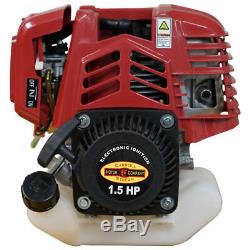 New 1.5HP Gas Engine Motor 4 Stroke 35cc Trimmer Auger 1.5 HP Fast Free Shipping