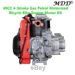 New 49CC 4-Stroke Gas Petrol Motorized Bicycle Bike Engine Motor Kit Scooter