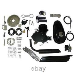 Professional 2Stroke 80cc Cycle Motor Engine Kit Gas For Motorized Bicycle Black