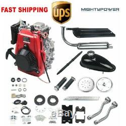 Red 49CC 4Stroke Gas Petrol Motorized Bike Bicycle Engine Motor Kit Scooter NEW