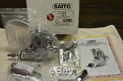 SAITO FG-21, 21 cc, 4 Stroke Gas Engine BRAND NEW