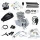 Silver Complete Kit 80cc 2-Stroke Bicycle Bike Cycle Motorized Gas Engine Motor
