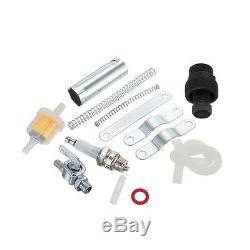 Silver Complete Kit 80cc 2-Stroke Bicycle Bike Cycle Motorized Gas Engine Motor