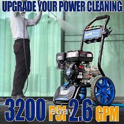 TOOLCY 3200 PSI 2.6 GPM Gas Pressure Washer 212 cc 4-Stroke Gas Engine 0.88 Gal