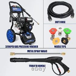 TOOLCY 3200 PSI 2.6 GPM Gas Pressure Washer 212 cc 4-Stroke Gas Engine 0.88 Gal