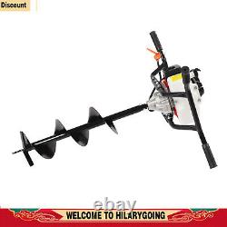 Two Men 2 Stroke 3HP Gas Power Post Hole Digger Honda Engine with 8-inch Auger