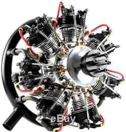UMS 7-160cc Gas 7 Cylinder Radial 4 Stroke Engine