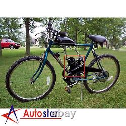 Universal Black 80CC Bike 2 Stroke Gas Engine Motor Kit DIY Motorized Bicycle