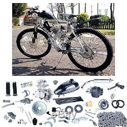 Upgraded Silver 2 Stroke 80cc Motorized Bicycle Cycle Bike Motor Gas Engine Kit