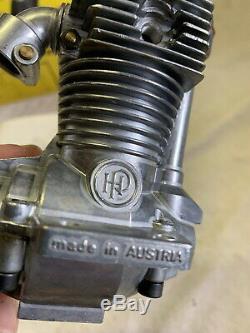 Vintage Nib Radio Control Engine Gas Nitro 4 Stroke Hirtenberger HP 49 Vt Austri