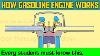 Working Of 4 Stroke Engine How 4 Stroke Gasoline Engine Works Or Construction And Working Of Engine